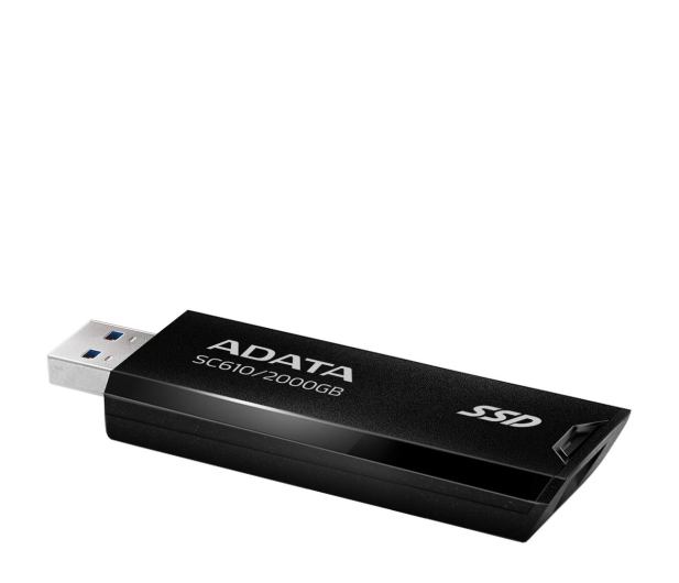 ADATA SC610 2TB USB 3.2 Gen 2 Czarny - 1244677 - zdjęcie 4